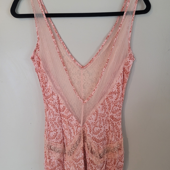 Anthropologie Pink Lace Dress - Picture 7 of 9